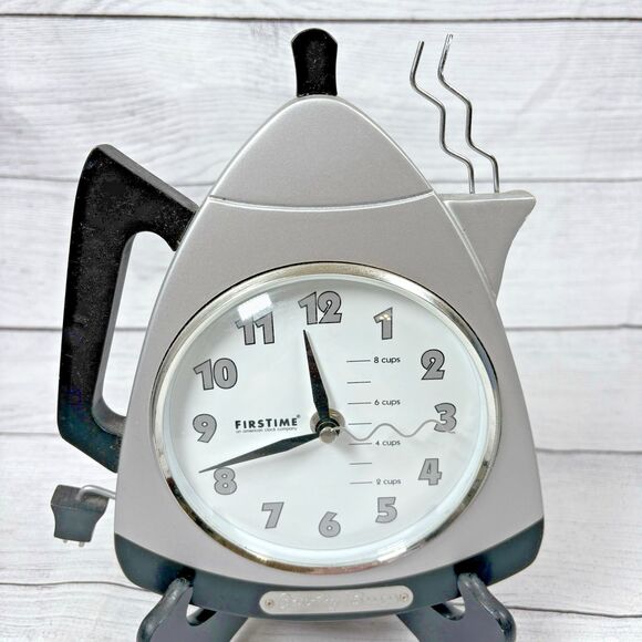 Vintage Country Breeze Coffee Pot Percolator Shape Wall Clock Tested Works - Picture 1 of 6